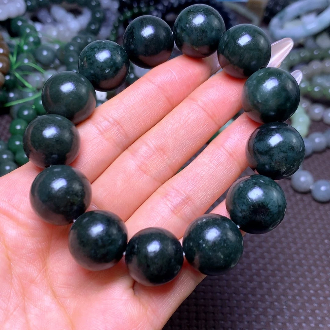 和田玉未镶嵌手串卡18