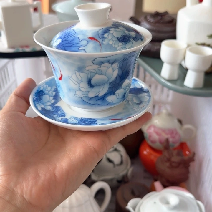 微瑕陶瓷茶具茶杯茶壶