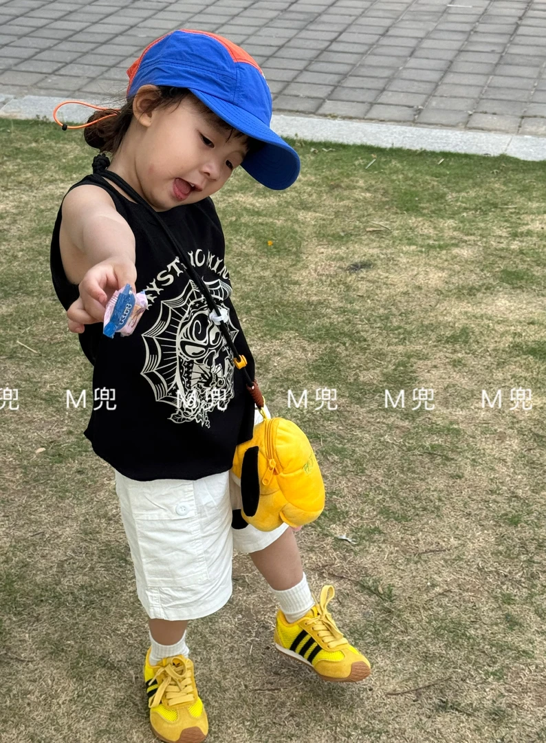 25年夏季新款圣母背心夏款 儿童背心 童装夏季新款男女童无袖上衣