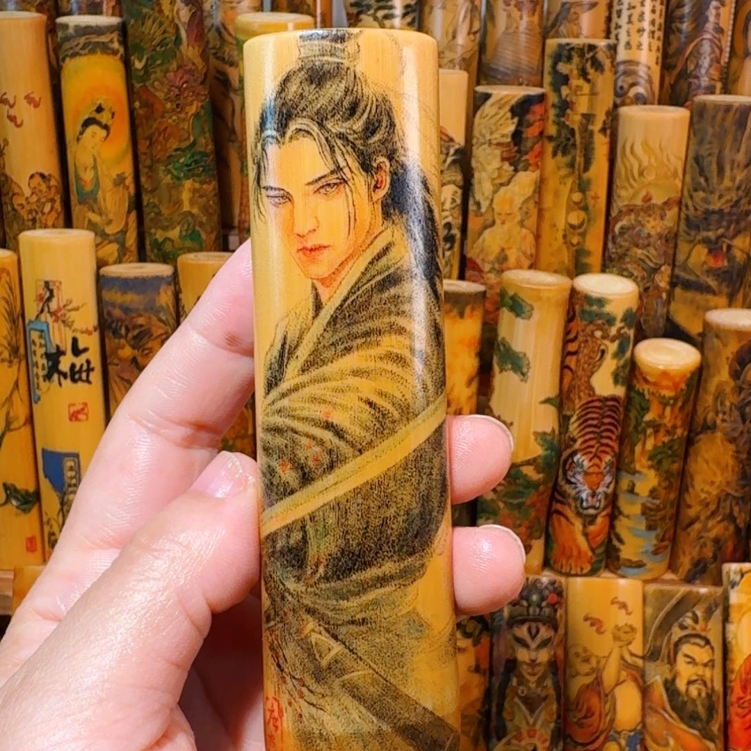 胡***三香榧木陈平安针刺作品