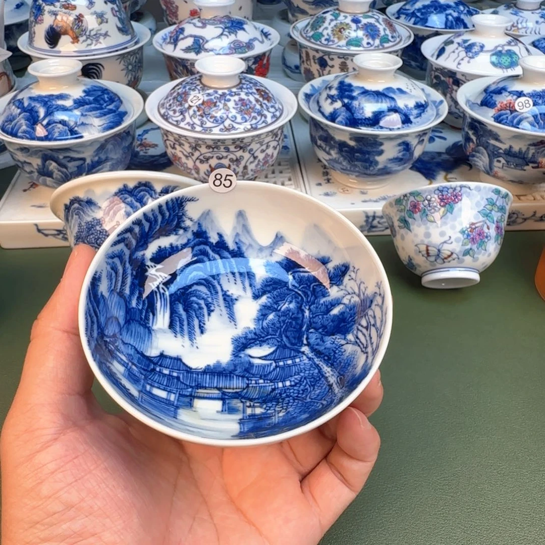 纯手工纯手绘茶具85