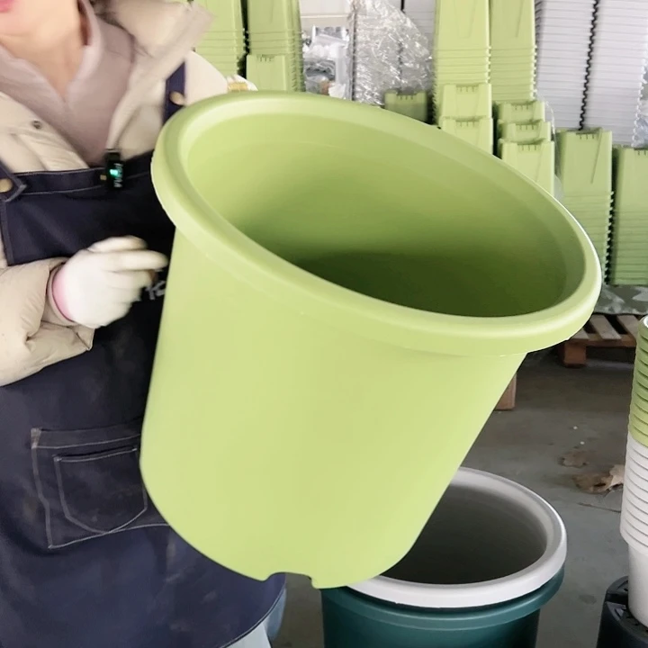 塑料四季盆9#果绿色4个无托