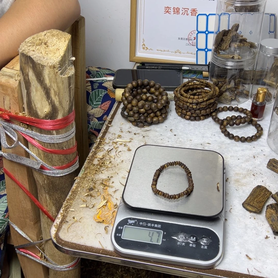 线香奇楠沉香随形手串