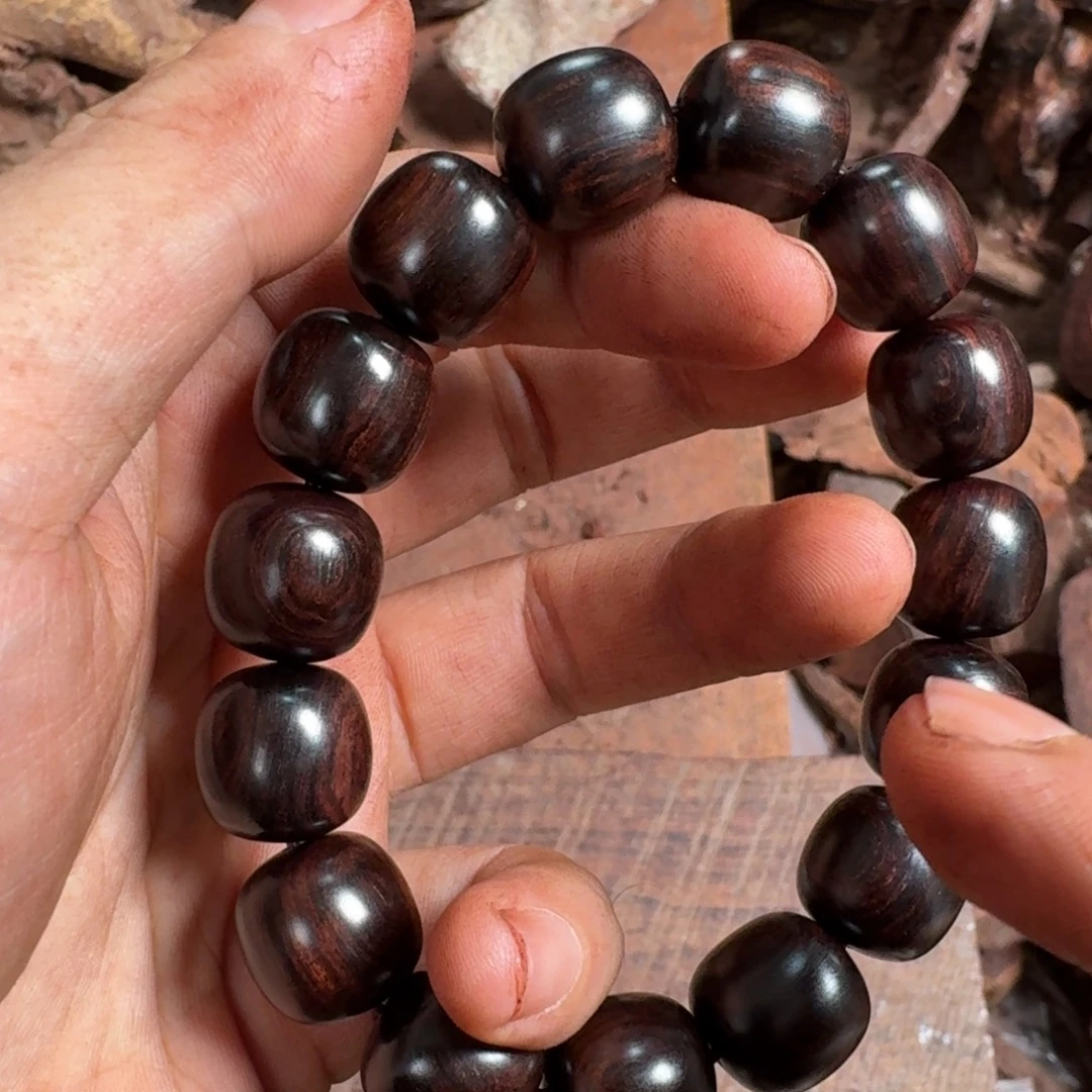 锐***黄花梨/降香黄檀手串海黄1.5老型拍品不退换