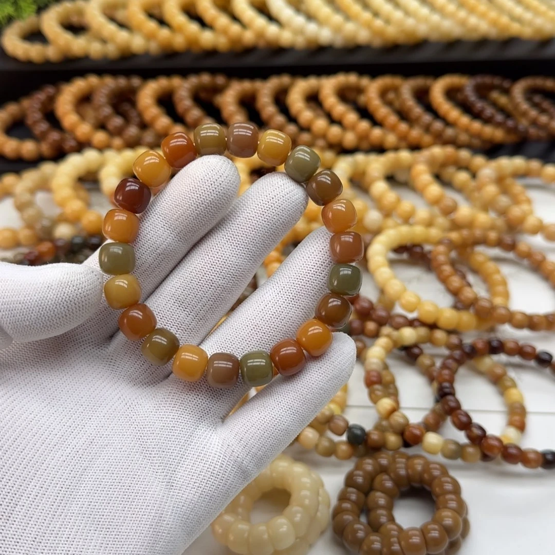 菩提根/象牙果手串10*11鬼工5年