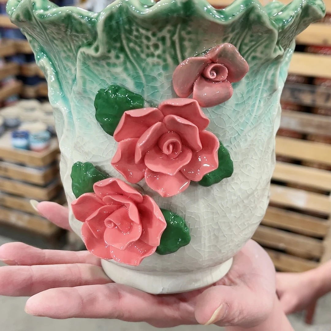 【闪购商品】陶瓷陶瓷多肉植物花盆