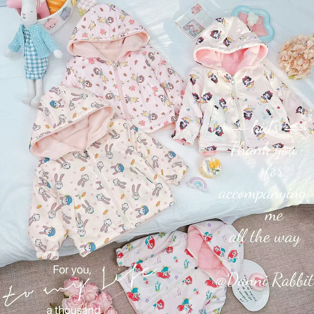 【Dannirabbit】*春款卡通连帽+休闲两面时髦百搭外套 N-306