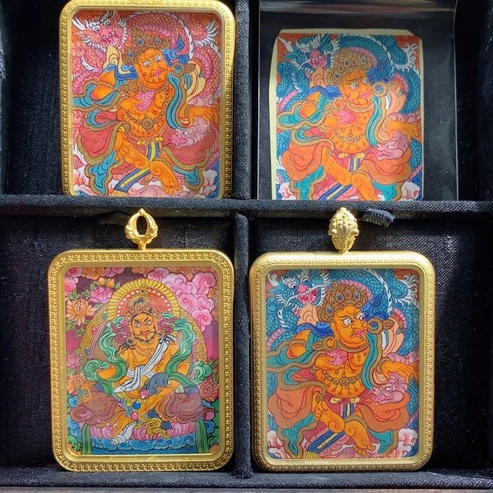 吊坠般若唐卡非遗传承