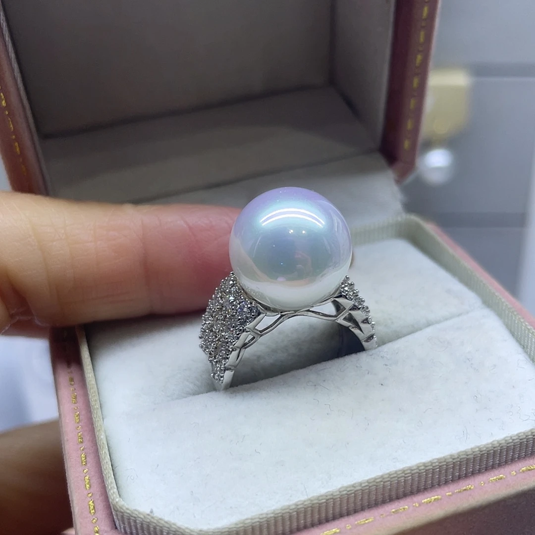 未镶嵌戒指淡水珍珠