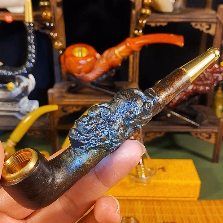 高端定制金丝楠烟嘴