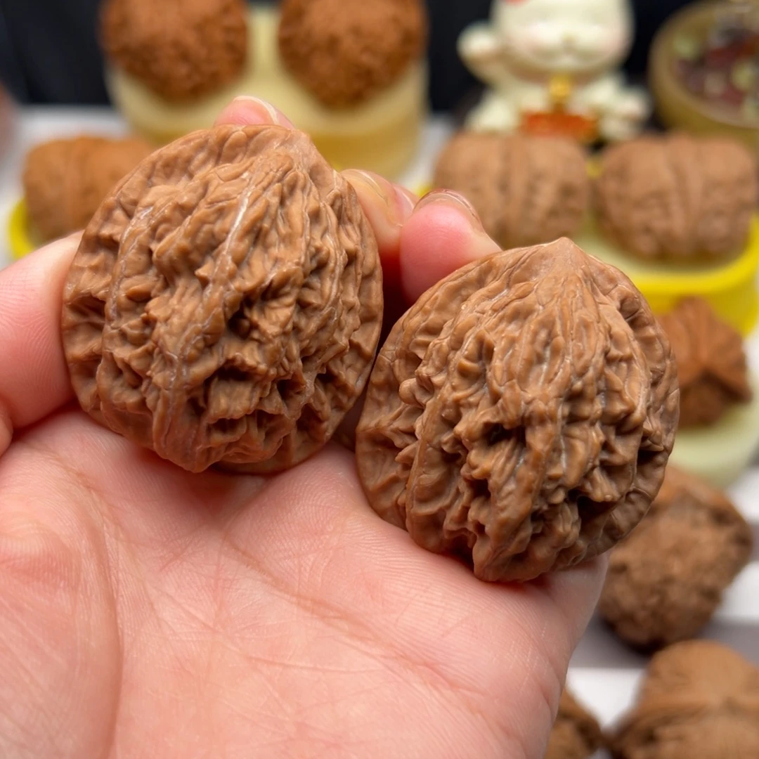 把件文玩核桃38.5全品原桩麦虎