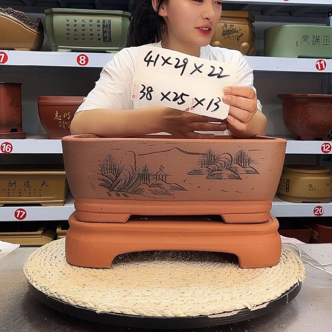 紫砂花盆紫砂花盆