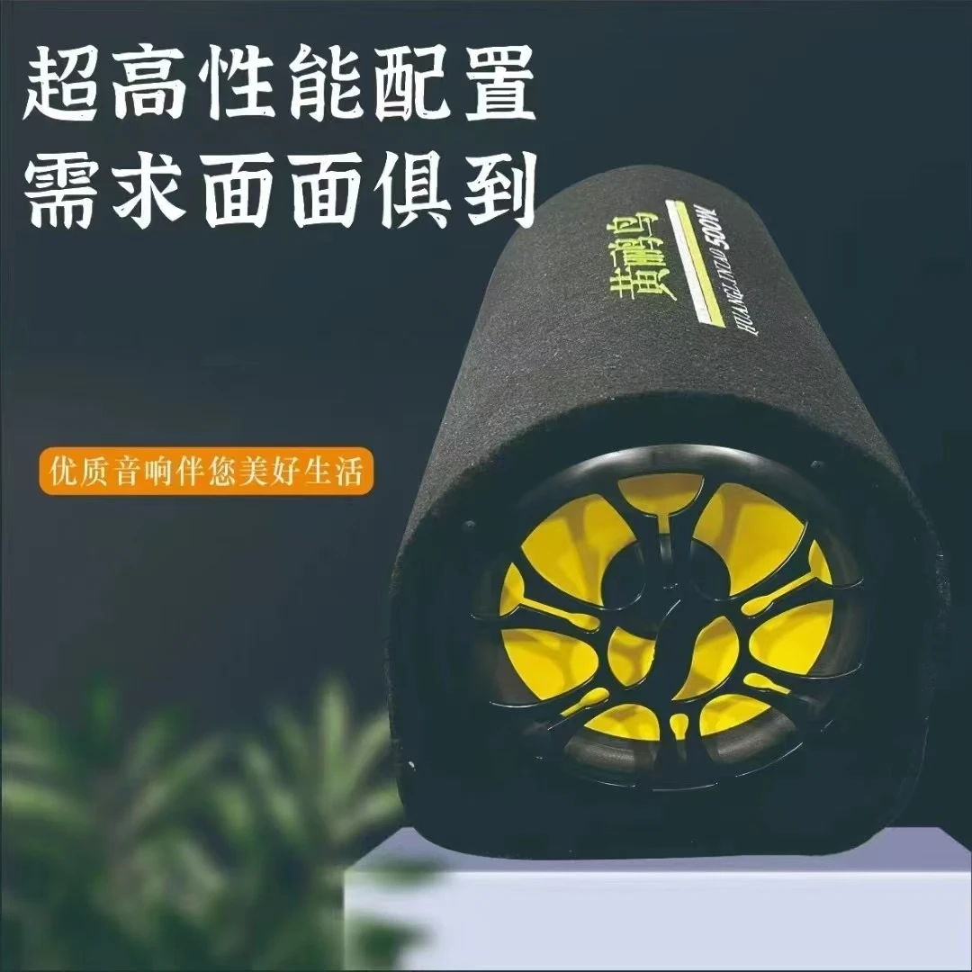 10寸隧道大功率车载家用多功能重低音炮插口蓝牙音响低音炮12V24V