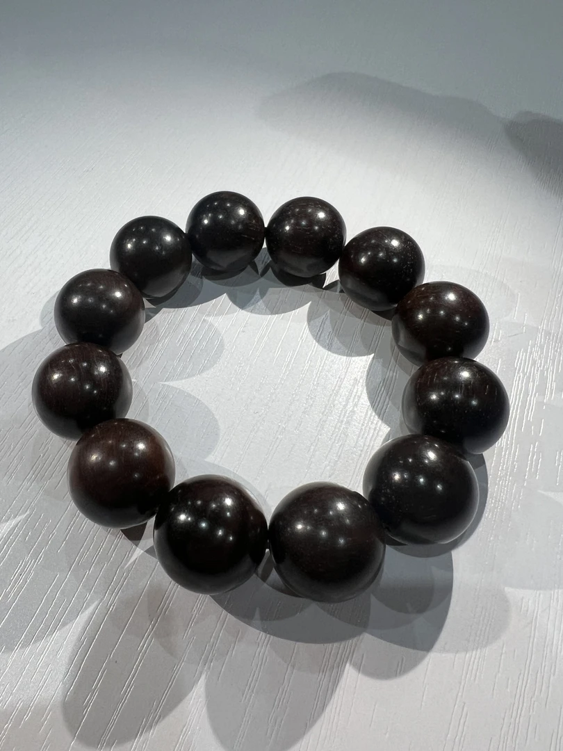 红实木佛珠手串2.0