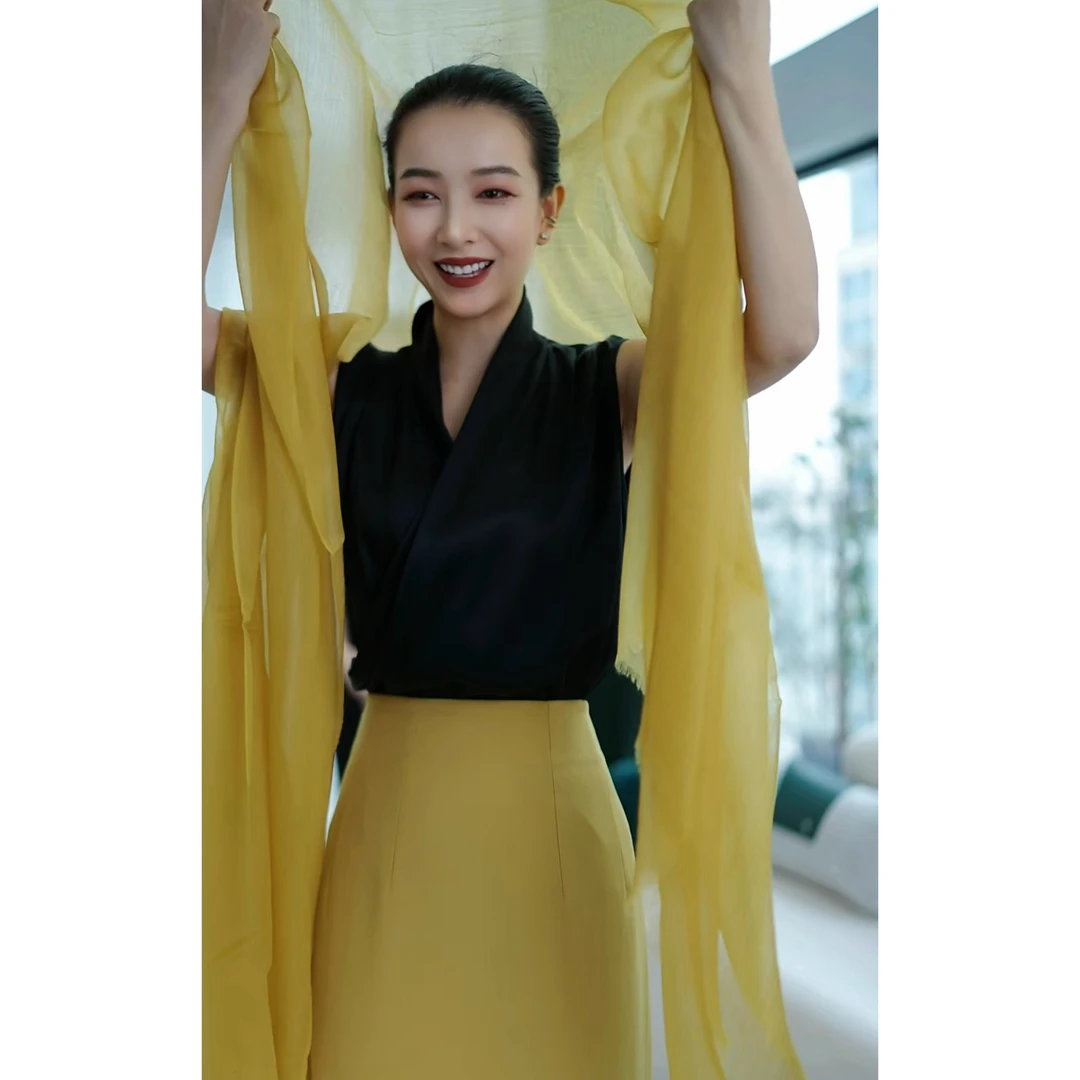 YJ【敦煌之恋】高定山羊绒面料重工披肩设计 百搭防晒披肩