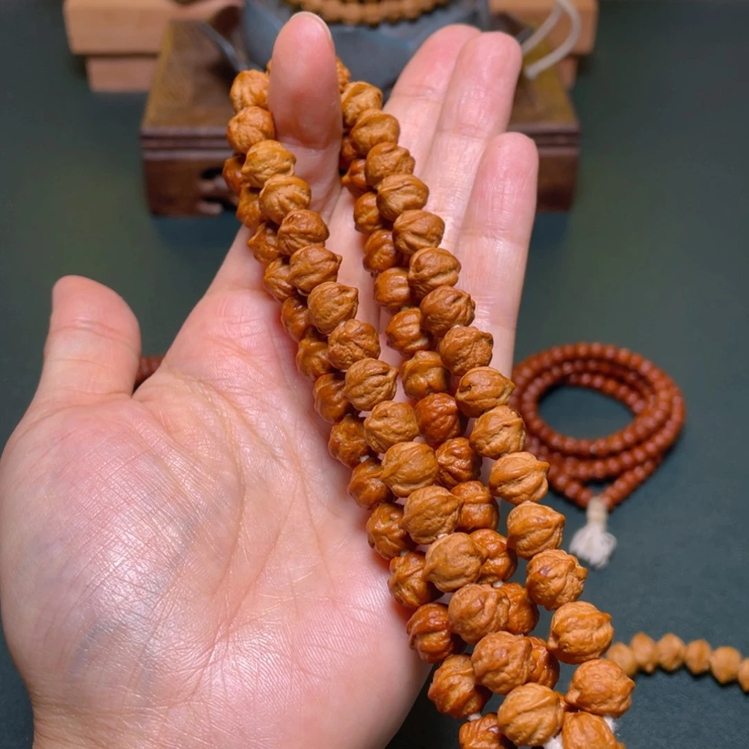 柏香籽/百香籽手串白牙横打手持