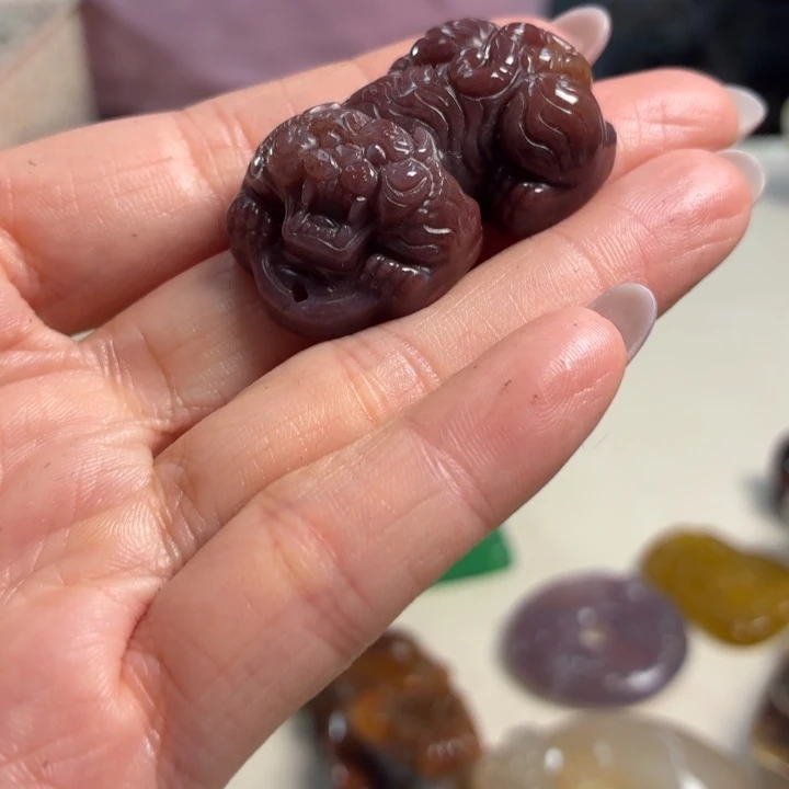 玛瑙/玉髓未镶嵌吊坠(不含链)