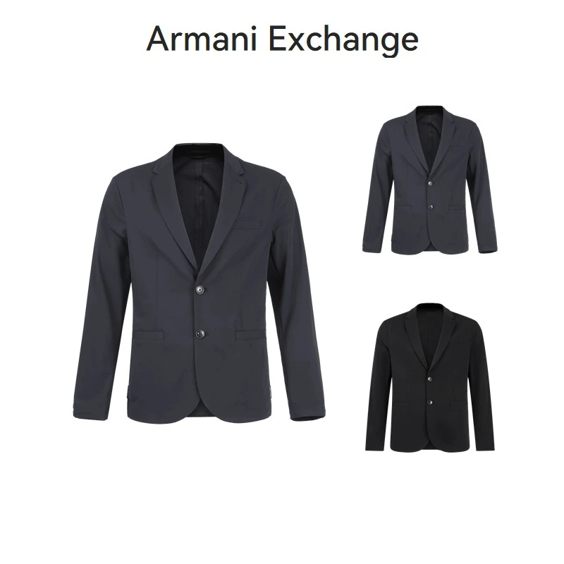 AX阿玛尼Armani 男士弹力薄款西服上衣8NZG49 ZNYZZ