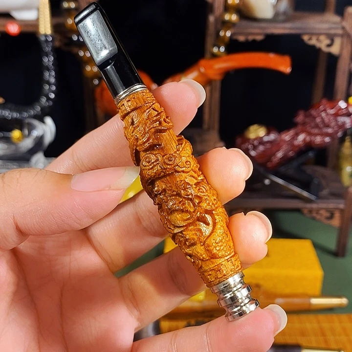 高端定制金丝楠烟嘴