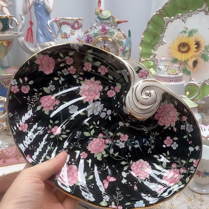 杯碟陶瓷摆件陶瓷