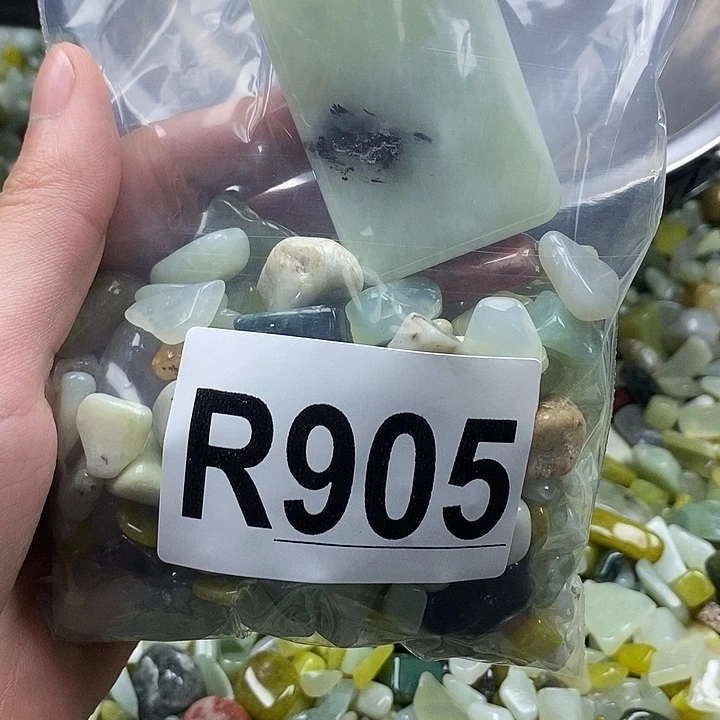 未镶嵌蛇纹石玉鱼缸石