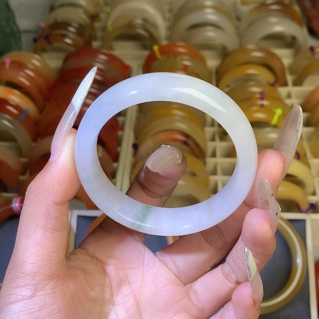 石英质玉（黄龙玉）未镶嵌手镯