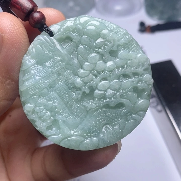 颈饰未镶嵌翡翠翡翠
