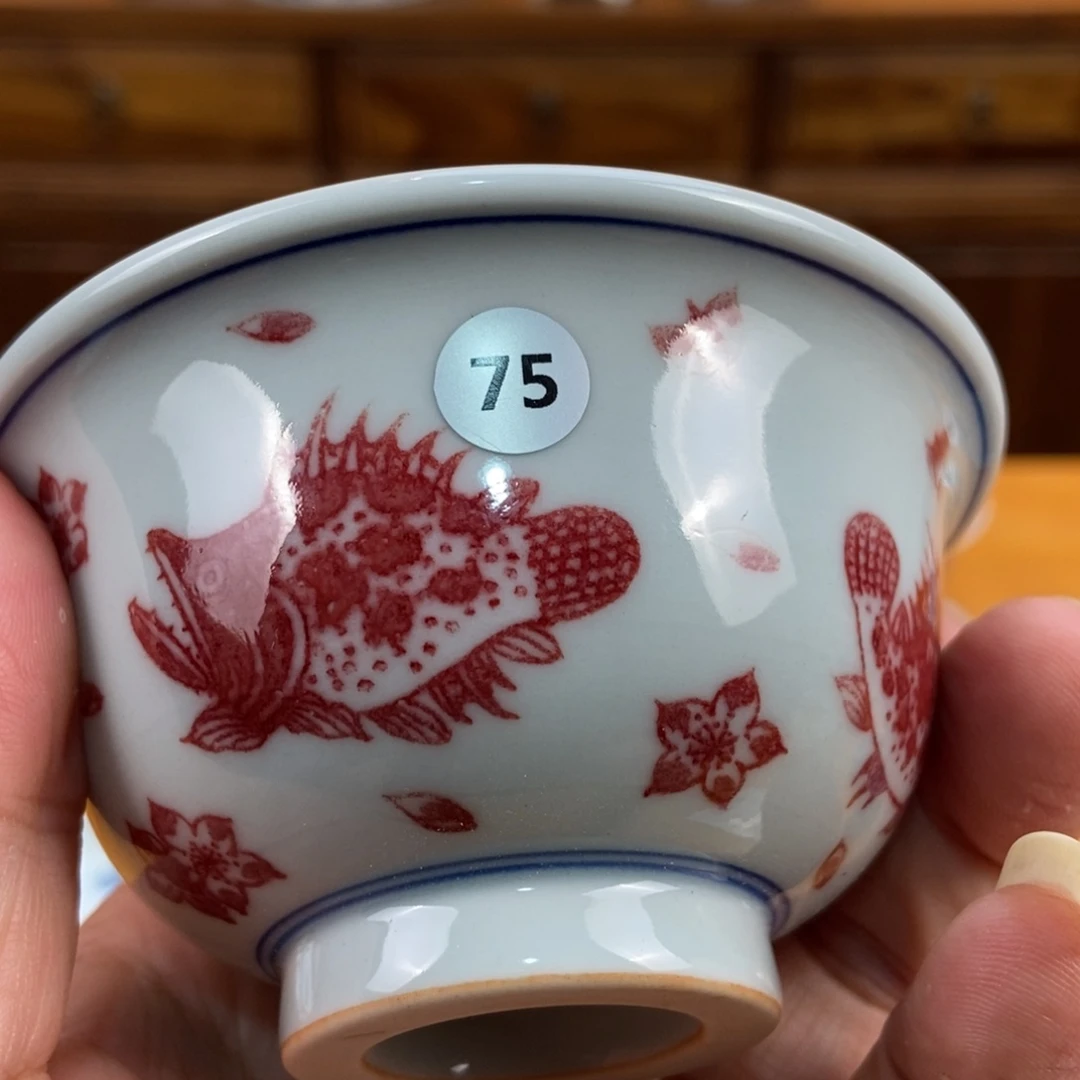 手绘茶具现代制品