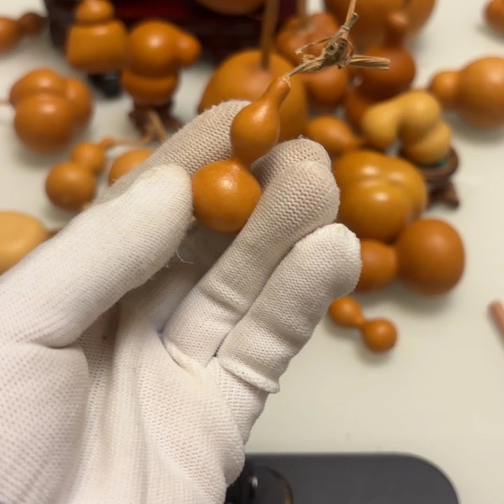 华***）天然手捻老皮的葫芦