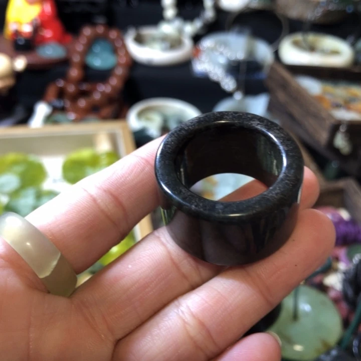 岫玉未镶嵌岫玉姐圈23（****）