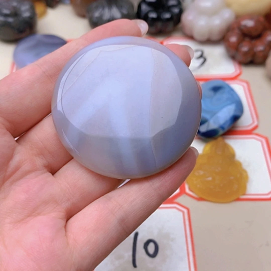 【闪购商品】未镶嵌玛瑙/玉髓珠宝半成品彩***2