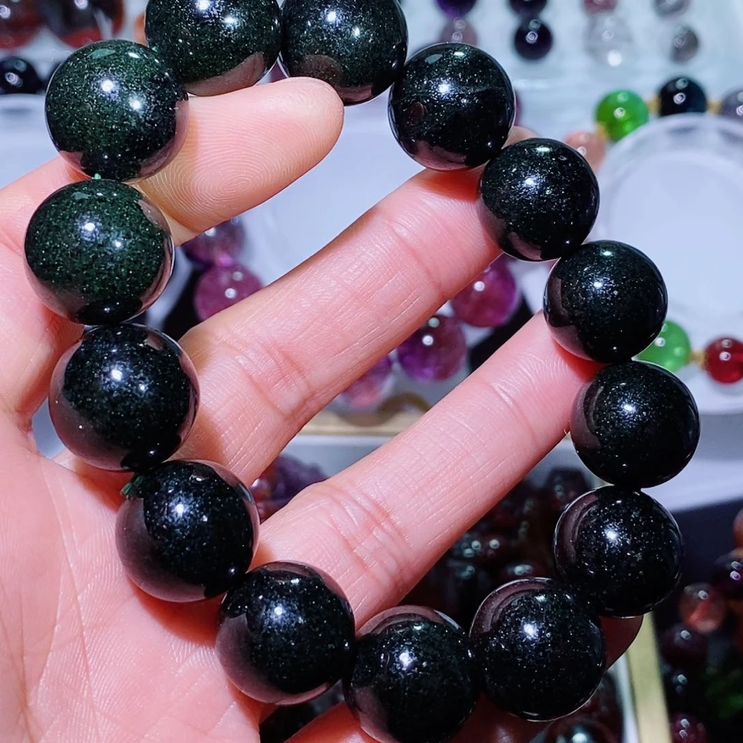 未镶嵌手链水晶绿幽灵