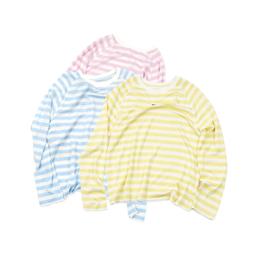 【撞色条纹长袖】MK5ZB0477