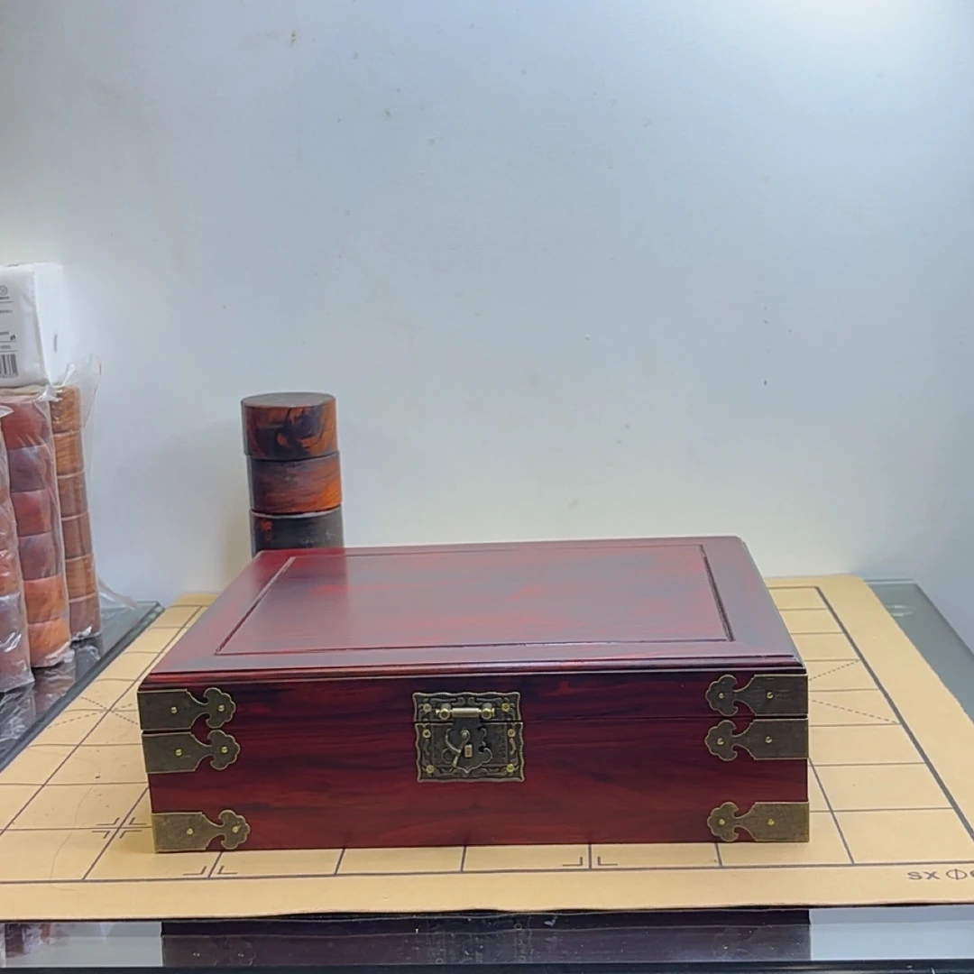 【高档红木象棋盒】酸枝巴黎黄檀红木礼盒装象棋实木耐用送礼自用
