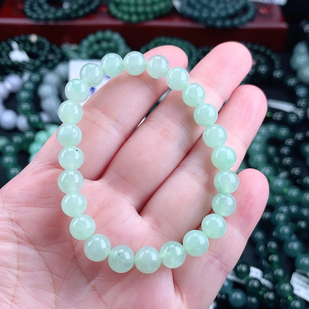 翡翠未镶嵌毛衣链