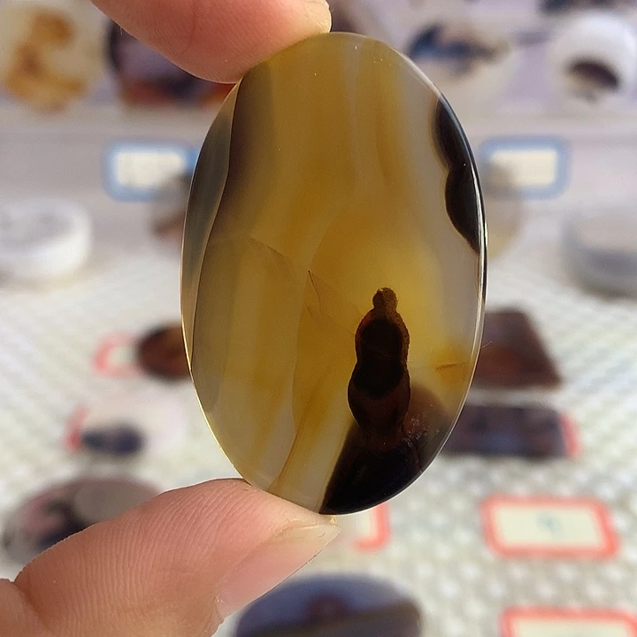 玛瑙/玉髓合金颈饰