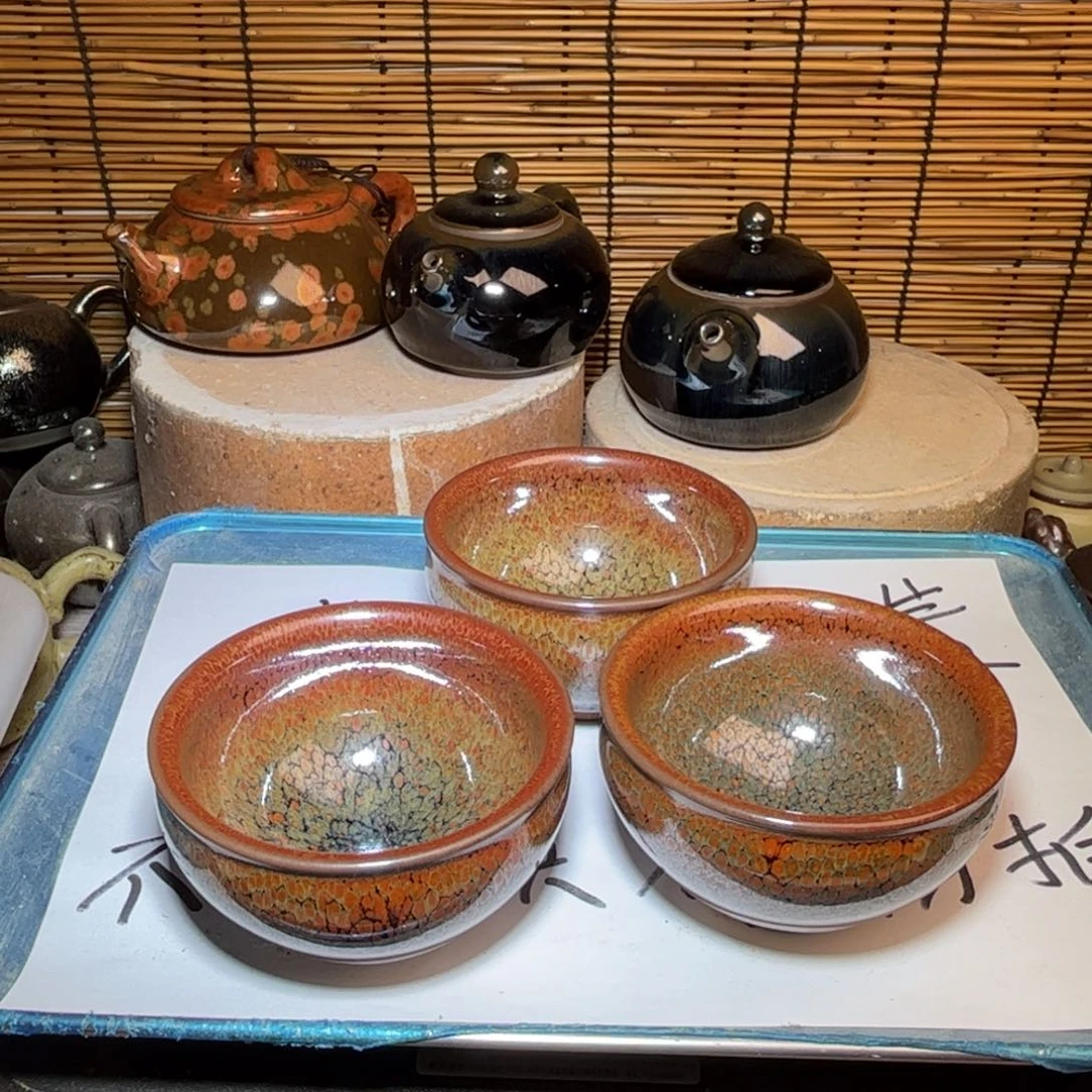 茶盏建窑建盏 微瑕作品