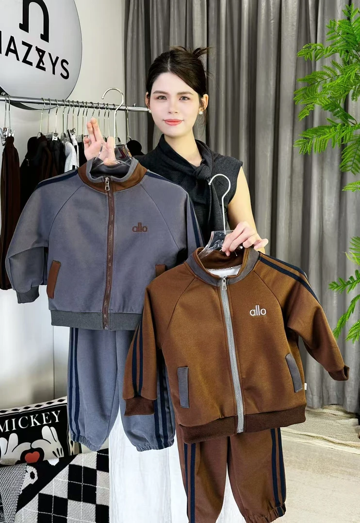 【棉卫衣外套+棉卫裤两件套】儿童装男童中大童套装2025新款春秋
