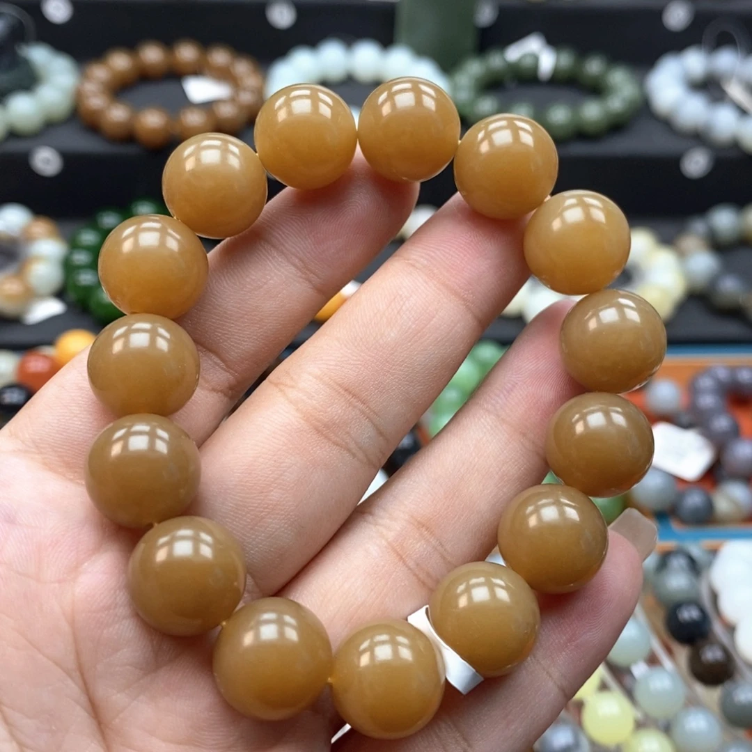 和田玉未镶嵌珠宝奇石Q卡14且末糖