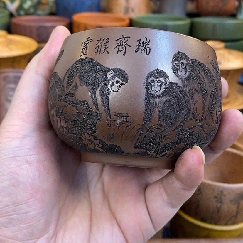 【闪购商品】紫砂杯子宜兴全手工紫砂杯