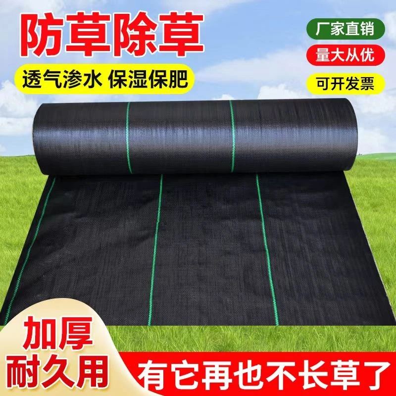 农用温室大棚pe防草布果园采摘园防草布多规格花园防草布防晒厂家