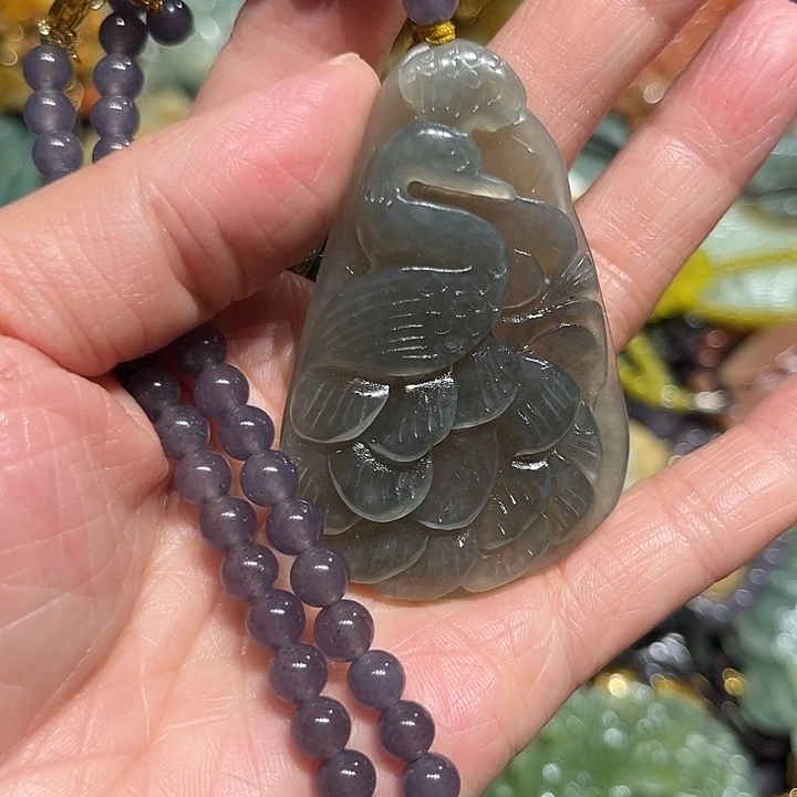 未镶嵌岫玉吊坠(赠链)