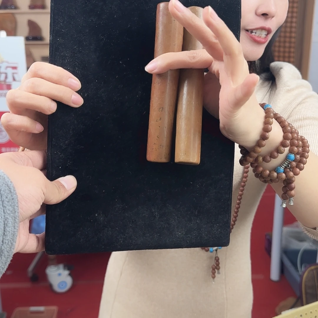 泗水砭石精品擀背棒15cm