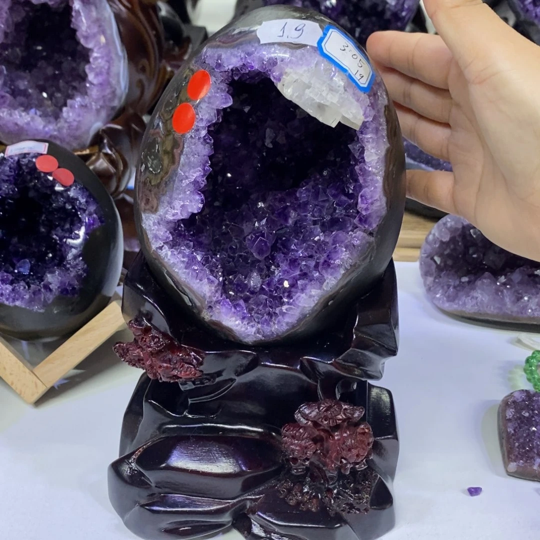 未镶嵌紫晶大型摆件（非配饰）莹