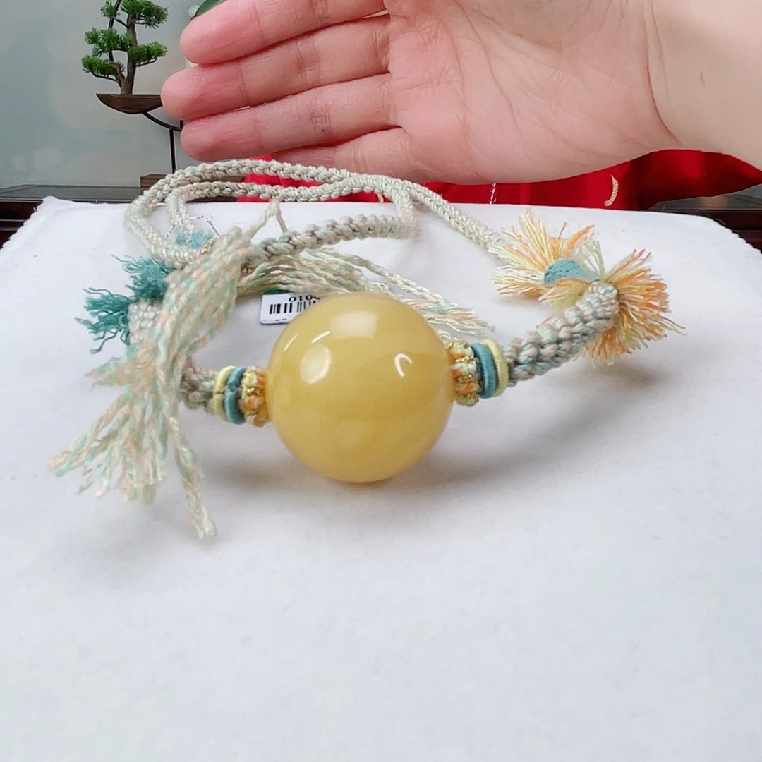 蜜蜡颈饰未镶嵌蜜蜡25.5