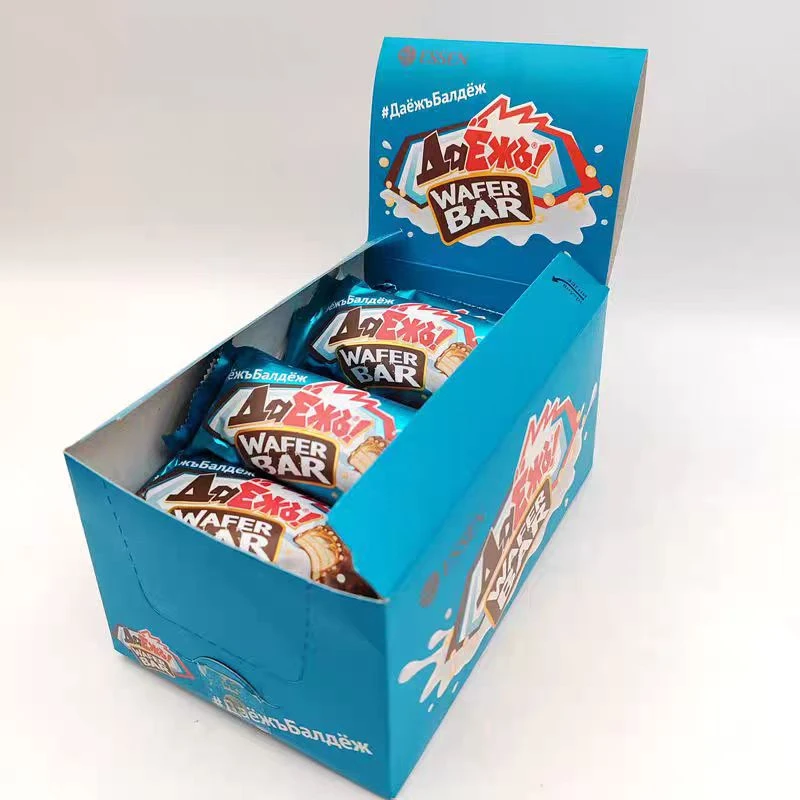 俄罗斯进口罗斯利德焦糖花生巧克力味能量棒糖果礼盒40克*15条