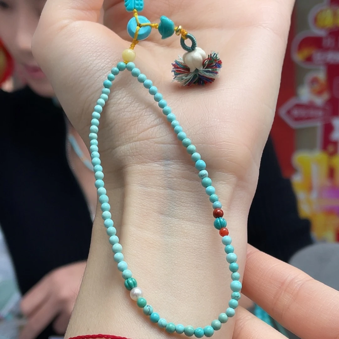 绿松石未镶嵌颈饰