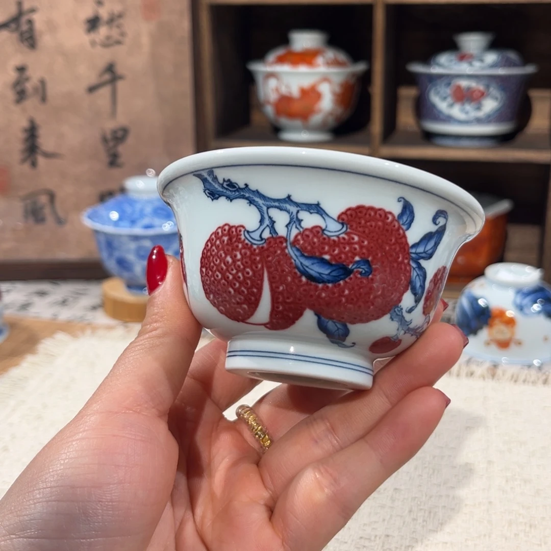 杯子陶景德镇陶瓷主人杯