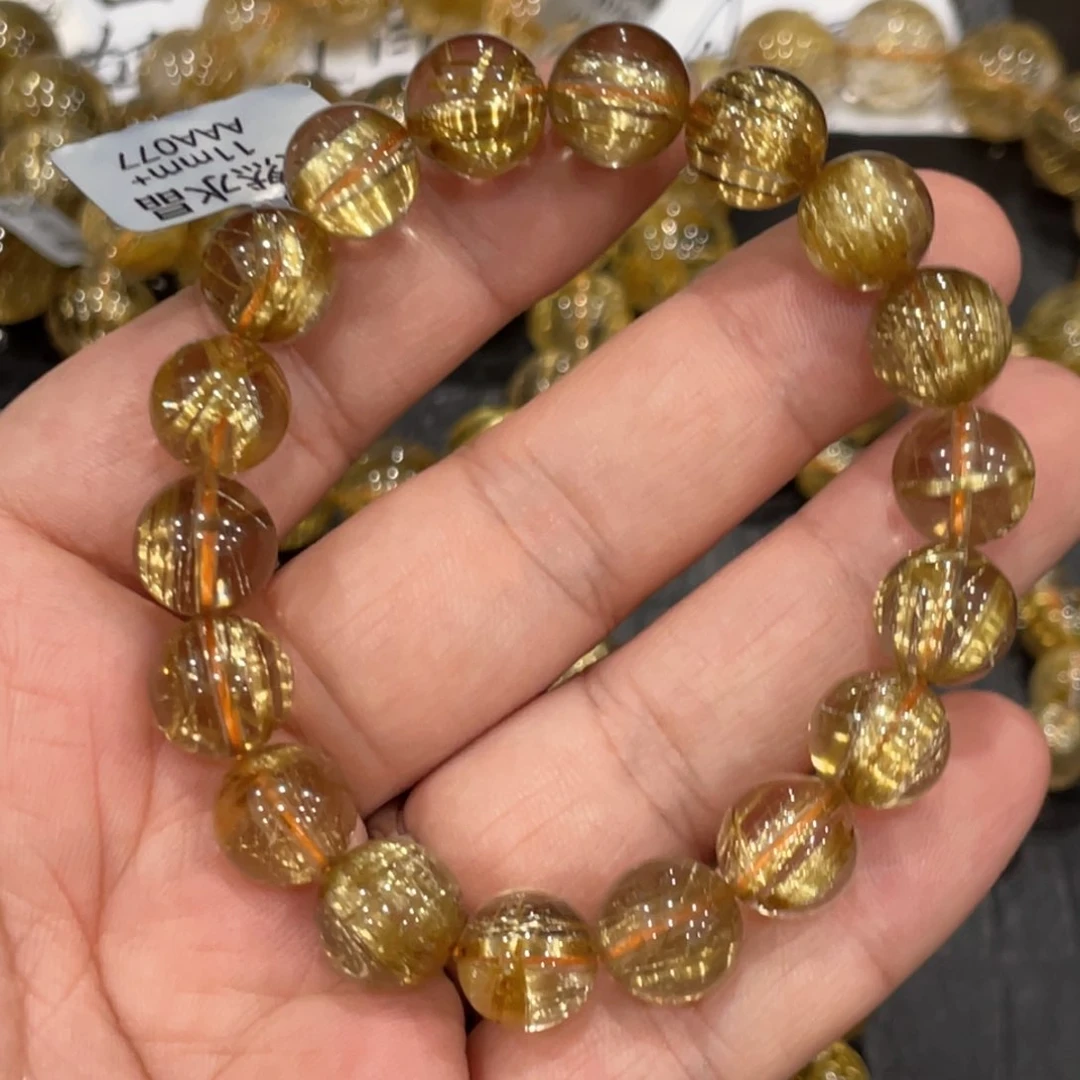 寒***酌水晶手链未镶嵌aaa077钛晶