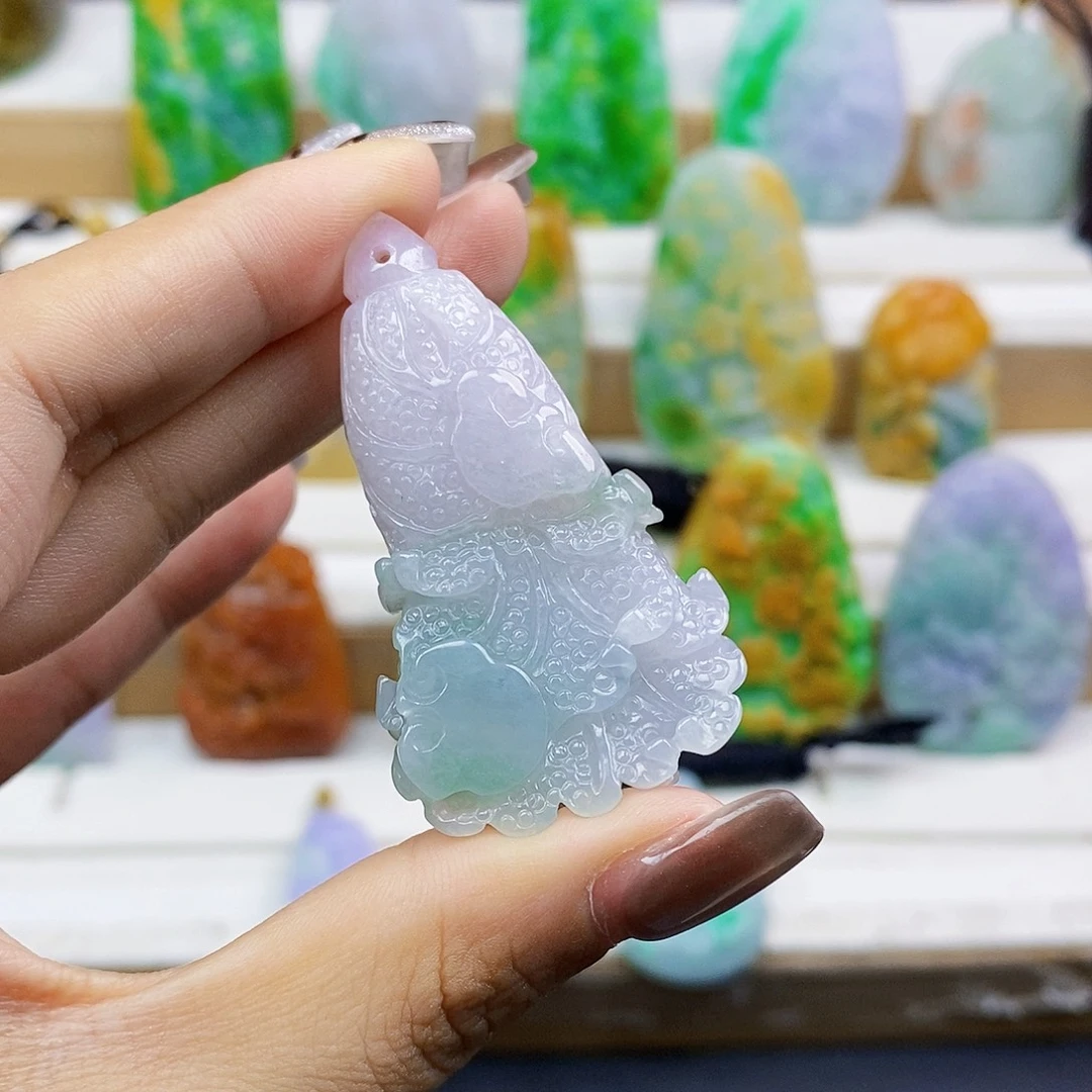 定制翡翠未镶嵌天然翡翠A货